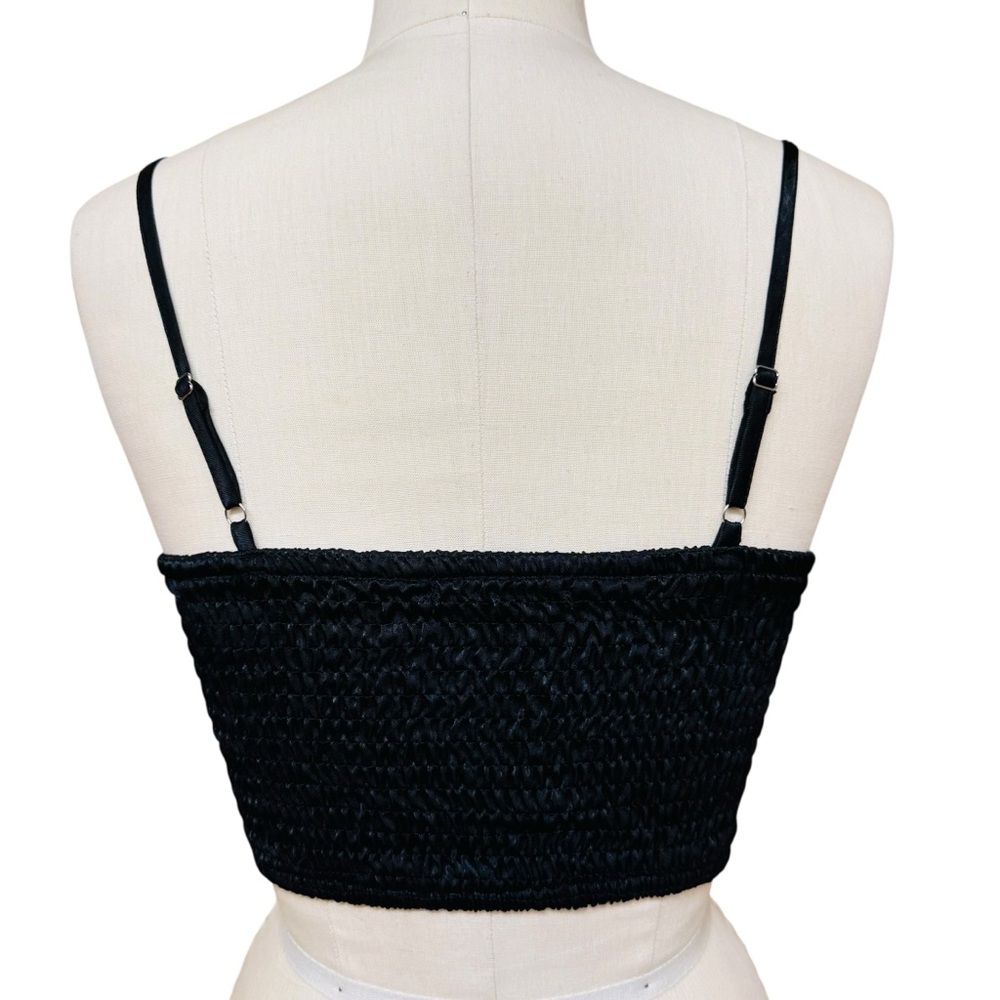 Shein Babydoll Fairy Grunch Corset Top Size XS Lace Up Whimsigoth Witchy Goth - Picture 3 of 9